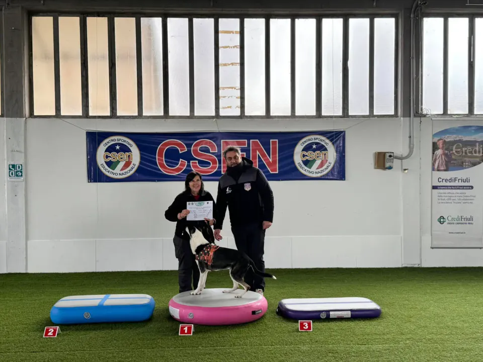 Foto GEM DOG A.S.D.: podio, Gara di dog balance CSEN, Leproso, 16 febbraio 2025, foto 1 di 5