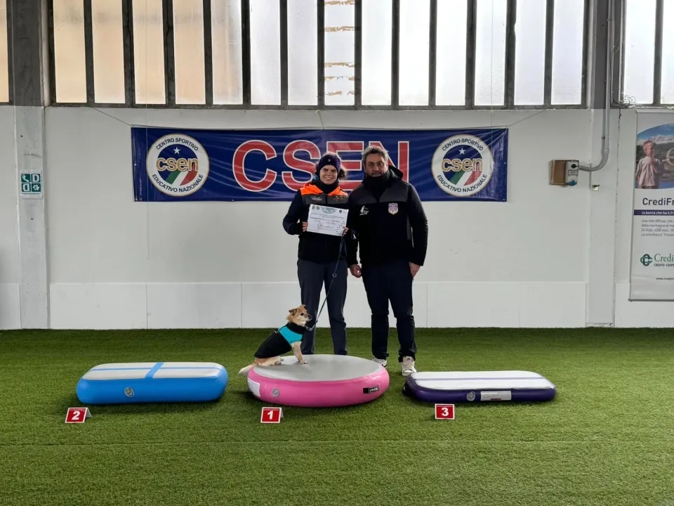 Foto GEM DOG A.S.D.: podio, Gara di dog balance CSEN, Leproso, 16 febbraio 2025, foto 2 di 5