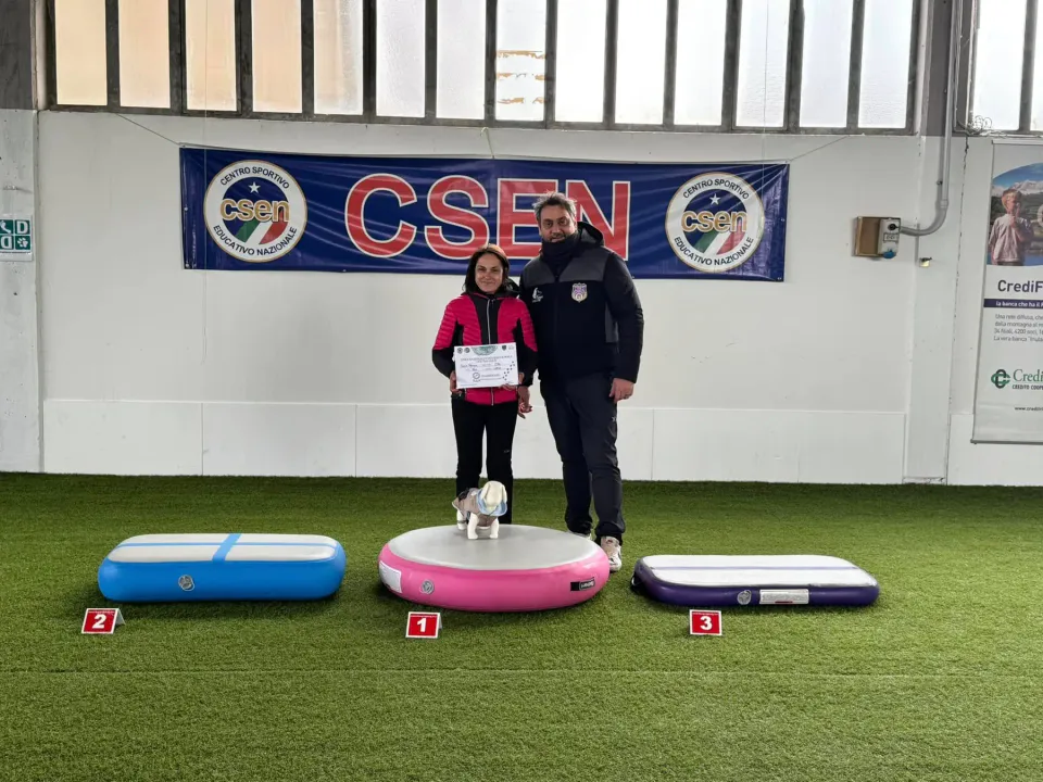 Foto GEM DOG A.S.D.: podio, Gara di dog balance CSEN, Leproso, 16 febbraio 2025, foto 3 di 5