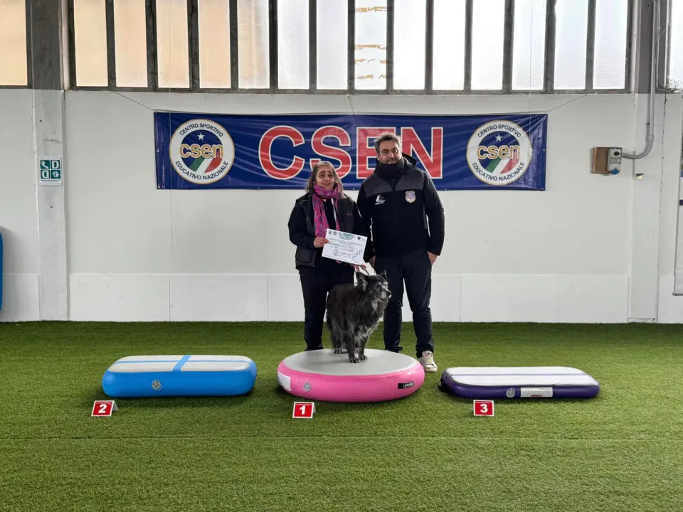 Foto GEM DOG A.S.D.: podio, Gara di dog balance CSEN, Leproso, 16 febbraio 2025, foto 4 di 5