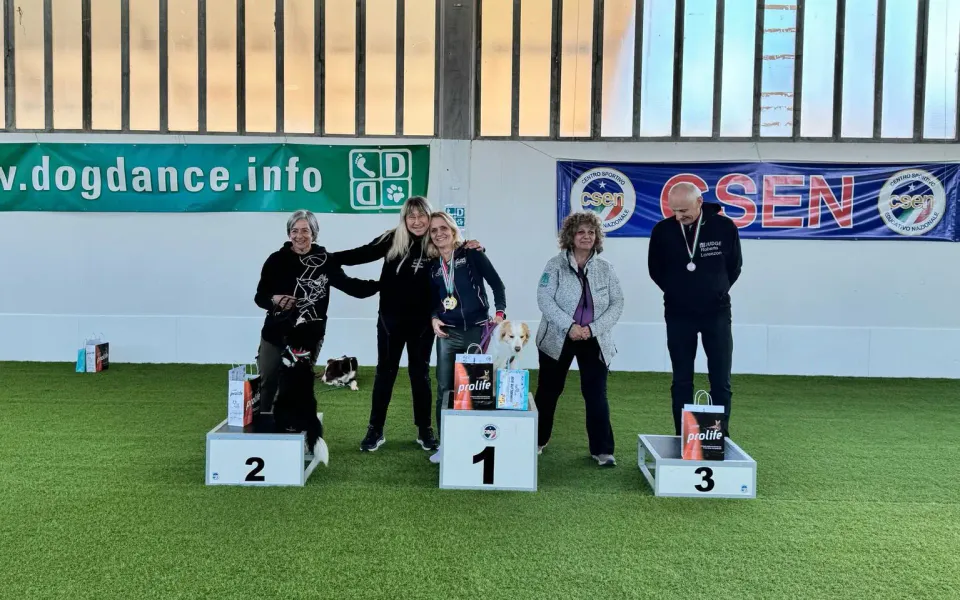 Foto GEM DOG A.S.D.: podio, Gara di dog dance CSEN DDI, Leproso, 2 marzo 2025, foto 1 di 15