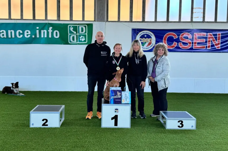 Foto GEM DOG A.S.D.: podio, Gara di dog dance CSEN DDI, Leproso, 2 marzo 2025, foto 3 di 15