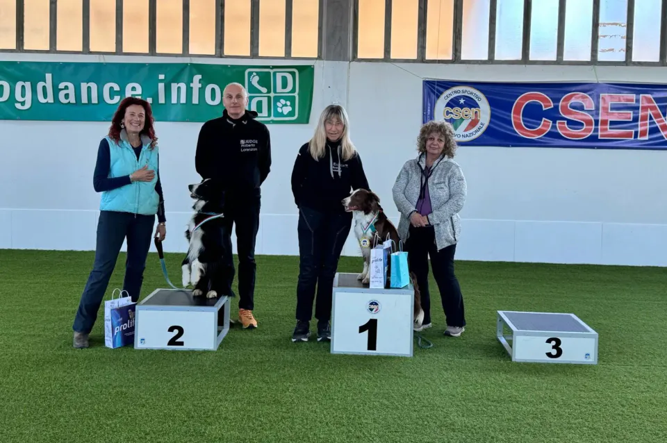 Foto GEM DOG A.S.D.: podio, Gara di dog dance CSEN DDI, Leproso, 2 marzo 2025, foto 5 di 15