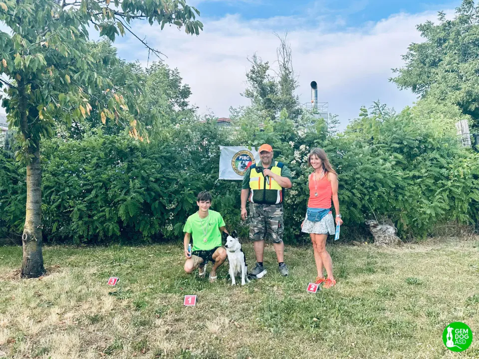 Foto GEM DOG A.S.D.: podio, Gara interregionale di mantrailing FISC, Leproso, 14 giugno 2025, foto 5 di 15