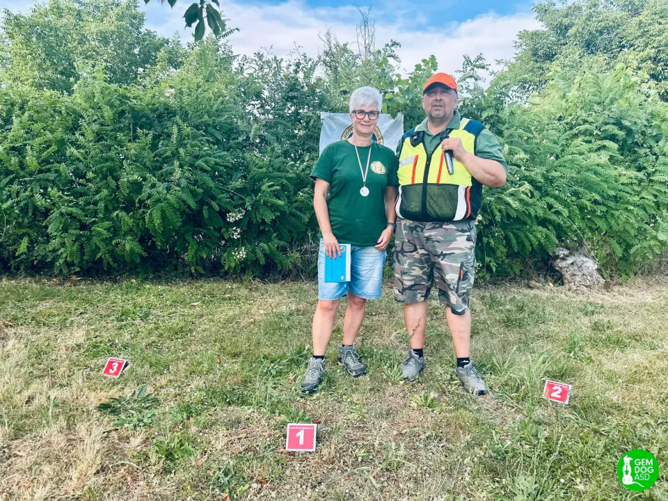 Foto GEM DOG A.S.D.: podio, Gara interregionale di mantrailing FISC, Leproso, 14 giugno 2025, foto 6 di 15