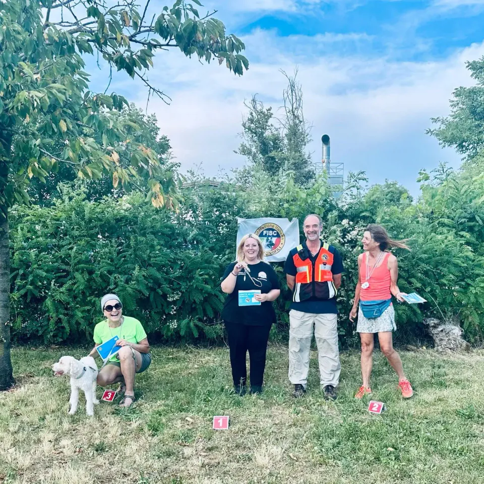 Foto GEM DOG A.S.D.: podio, Gara interregionale di mantrailing FISC, Leproso, 14 giugno 2025, foto 10 di 15