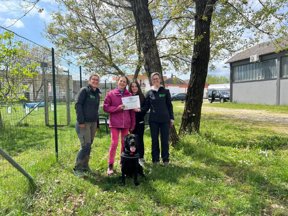 Foto GEM DOG A.S.D.: premiazione, Corso In due al guinzaglio, Leproso, 27 luglio 2025, foto 2 di 4