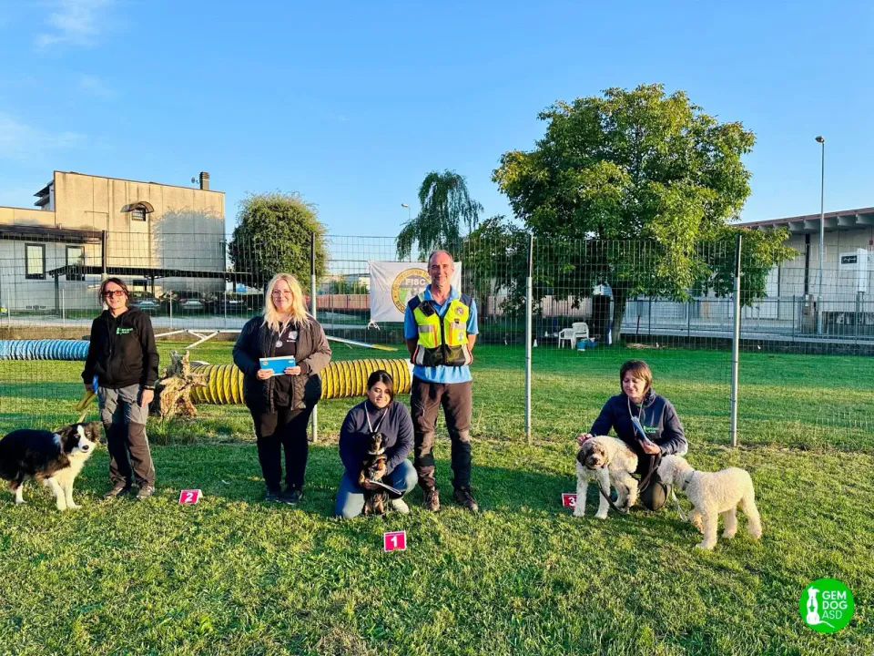 Foto GEM DOG A.S.D.: podio, Gara interregionale di mantrailing FISC, Leproso, 28 settembre 2025, foto 2 di 5