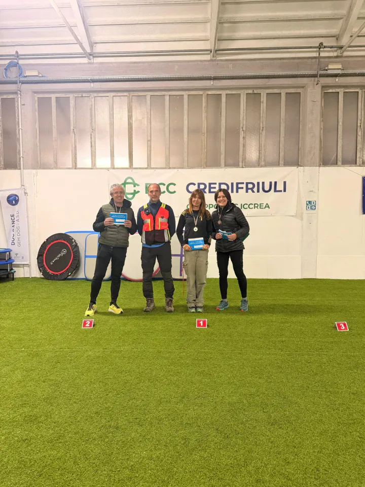 Foto GEM DOG A.S.D.: podio, Gara interregionale di mantrailing MSP, Leproso, 12 aprile 2026, foto 5 di 9