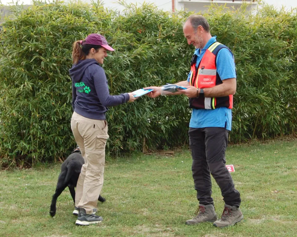 Foto GEM DOG A.S.D.: podio, Gara interregionale di mantrailing MSP, Leproso, 12 aprile 2026, foto 8 di 9